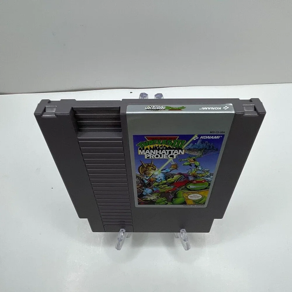 Teenage Mutant Ninja Turtles III 3 The Manhattan Project (NES, 1992) Cart Only